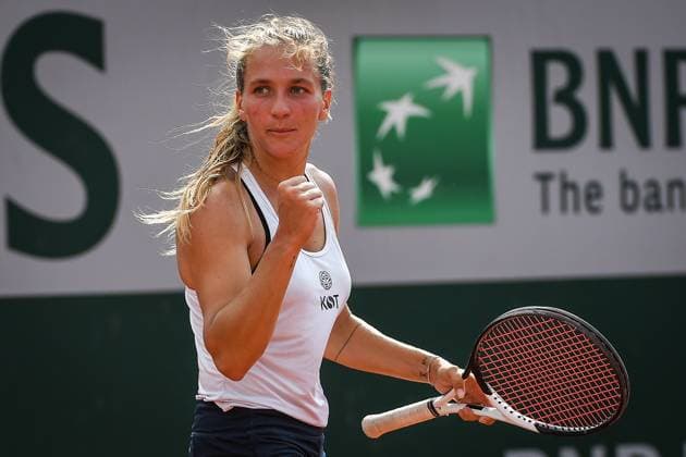 May 22, 2023, Paris, France, France: Margaux ROUVROY of France celebrates his point during the first day of qualifying of Roland-Garros 2023, French Open 2023, Grand Slam tennis tournament at the Roland-Garros Stadium on May 22, 2023 in Paris, France. Paris France - ZUMAm308 20230522_zsp_m308_028 Copyright: xMatthieuxMirvillex