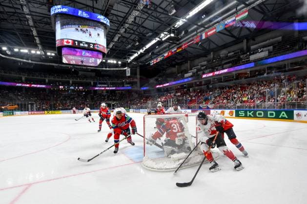 RIGA, LATVIA MAY 22 Tyler Toffoli of Canada in action during the 2023 IIHF Ice Hockey World Championship Finland Latvia game between Canada and Norway at Arena Riga on May 22, 2023 in Riga, Latvia Riga Arena Riga Latvia  Copyright: xJustPictures.ch AndreaxBrancax