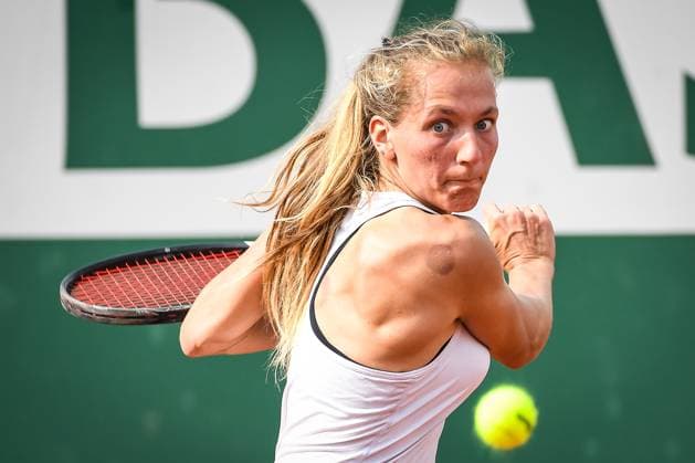 Sport Bilder des Tages May 22, 2023, Paris, France, France: Margaux ROUVROY of France during the first day of qualifying of Roland-Garros 2023, French Open 2023, Grand Slam tennis tournament at the Roland-Garros Stadium on May 22, 2023 in Paris, France. Paris France - ZUMAm308 20230522_zsp_m308_047 Copyright: xMatthieuxMirvillex