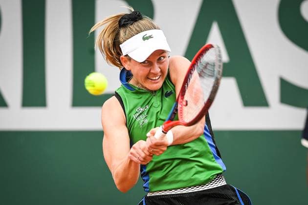 May 22, 2023, Paris, France, France: Fiona FERRO of France during the first day of qualifying of Roland-Garros 2023, French Open 2023, Grand Slam tennis tournament at the Roland-Garros Stadium on May 22, 2023 in Paris, France. Paris France - ZUMAm308 20230522_zsp_m308_057 Copyright: xMatthieuxMirvillex