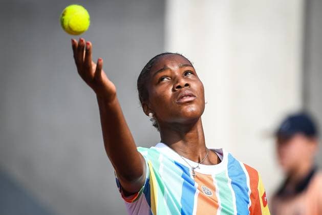 May 22, 2023, Paris, France, France: NOMA NOHA AKUGUE of Germany during the first day of qualifying of Roland-Garros 2023, French Open 2023, Grand Slam tennis tournament at the Roland-Garros Stadium. Paris France - ZUMAm308 20230522_zsp_m308_004 Copyright: xMatthieuxMirvillex