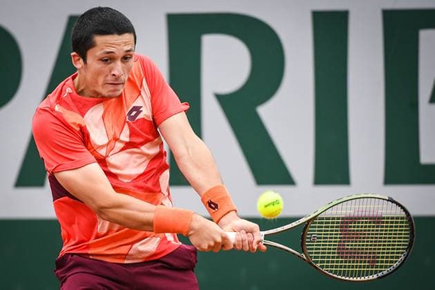 May 23, 2023, Paris, France, France: Harold MAYOT of France during the second qualifying day of Roland-Garros 2023, French Open 2023, Grand Slam tennis tournament at the Roland-Garros Stadium on May 23, 2023 in Paris, France. Paris France - ZUMAm308 20230523_zsp_m308_001 Copyright: xMatthieuxMirvillex