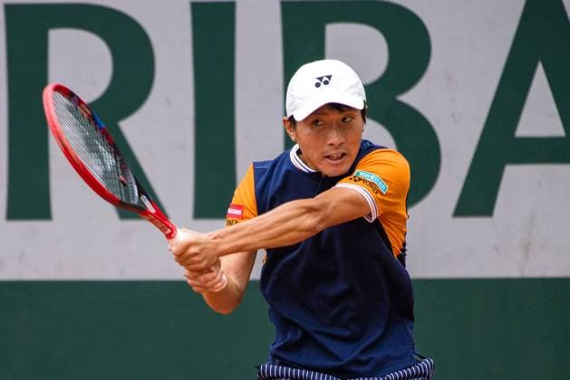 TENNIS - ATP, Tennis Herren French Open 2023 PARIS,FRANCE,23.MAY.23 - TENNIS - ATP World Tour, French Open, Roland Garros, Grand Slam, qualification. Image shows Rio Noguchi (JPN).  GEPAxpictures xFrancoisxAsal
