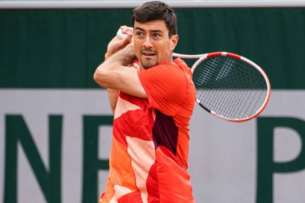 TENNIS - ATP, Tennis Herren French Open 2023 PARIS,FRANCE,23.MAY.23 - TENNIS - ATP World Tour, French Open, Roland Garros, Grand Slam, qualification. Image shows Sebastian Ofner (AUT).  GEPAxpictures xFrancoisxAsal