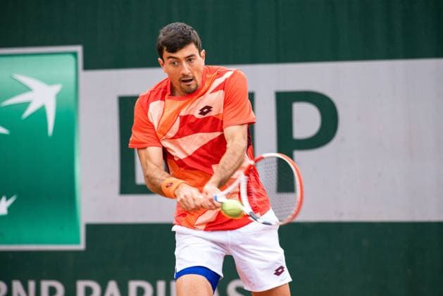 TENNIS - ATP, Tennis Herren French Open 2023 PARIS,FRANCE,23.MAY.23 - TENNIS - ATP World Tour, French Open, Roland Garros, Grand Slam, qualification. Image shows Sebastian Ofner (AUT).  GEPAxpictures xFrancoisxAsal