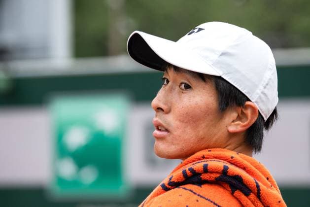 TENNIS - ATP, Tennis Herren French Open 2023 PARIS,FRANCE,23.MAY.23 - TENNIS - ATP World Tour, French Open, Roland Garros, Grand Slam, qualification. Image shows Rio Noguchi (JPN).  GEPAxpictures xFrancoisxAsal