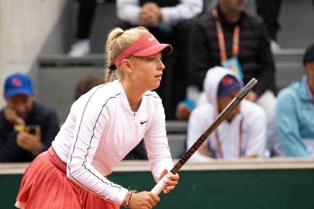 TENNIS - WTA, Tennis Damen French Open 2023 PARIS,FRANCE,23.MAY.23 - TENNIS - WTA Tour, French Open, Roland Garros, Grand Slam, qualification. Image shows Image shows Brenda Fruhvirtova (CZE).  GEPAxpictures xFrancoisxAsal