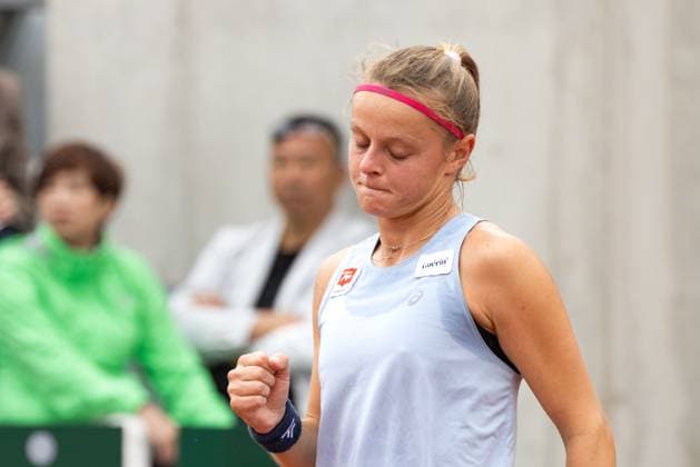 TENNIS - WTA, Tennis Damen French Open 2023 PARIS,FRANCE,23.MAY.23 - TENNIS - WTA Tour, French Open, Roland Garros, Grand Slam, qualification. Image shows Image shows Alice Robbe (FRA).  GEPAxpictures xFrancoisxAsal