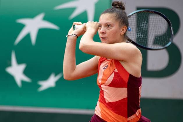 TENNIS - WTA, Tennis Damen French Open 2023 PARIS,FRANCE,23.MAY.23 - TENNIS - WTA Tour, French Open, Roland Garros, Grand Slam, qualification. Image shows Image shows Antonia Ruzic (CRO).  GEPAxpictures xFrancoisxAsal