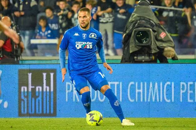 italian soccer Serie A match - Empoli FC vs Juventus FC Empoli s Marko Pjaca during Empoli FC vs Juventus FC, italian soccer Serie A match in Empoli, Italy, May 22 2023 Empoli Carlo Castellani stadium Italy Copyright: xFabioxFagiolinix xLiveMediax LPS_946857