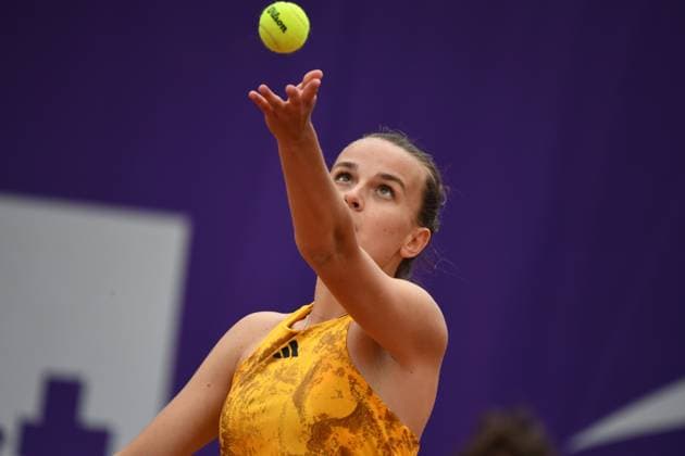 Tennis : Internationaux de Strasbourg 2023 - France - Clara Burel - France Tennis : Internationaux de Strasbourg 2023 - France - 23 05 23 ChrysleneCaillaud Panoramic 