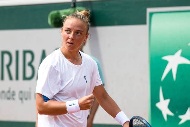 TENNIS - WTA, Tennis Damen French Open 2023 PARIS,FRANCE,23.MAY.23 - TENNIS - WTA Tour, French Open, Roland Garros, Grand Slam, qualification. Image shows Alice Tubello (FRA).  GEPAxpictures xFrancoisxAsal