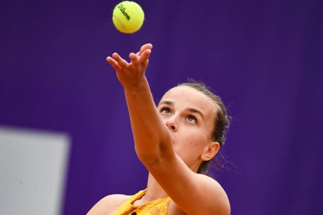 Tennis : Internationaux de Strasbourg 2023 - France - Clara Burel - France Tennis : Internationaux de Strasbourg 2023 - France - 23 05 23 ChrysleneCaillaud Panoramic 