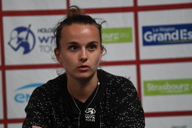 Tennis : Internationaux de Strasbourg 2023 - France - Clara Burel - France Tennis : Internationaux de Strasbourg 2023 - France - 23 05 23 ChrysleneCaillaud Panoramic 