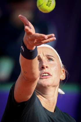 Tennis : Internationaux de Strasbourg 2023 - France -Jil Teichmann - Suisse Tennis : Internationaux de Strasbourg 2023 - France - 23 05 23 ElyxandroCegarra Panoramic 