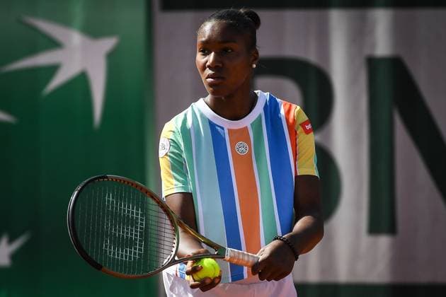 May 24, 2023, Paris, France, France: Noma NOHA AKUGUE of Germany during the third qualifying day of Roland-Garros 2023, French Open 2023, Grand Slam tennis tournament at the Roland-Garros Stadium on May 24, 2023 in Paris, France. Paris France - ZUMAm308 20230524_zsp_m308_004 Copyright: xMatthieuxMirvillex