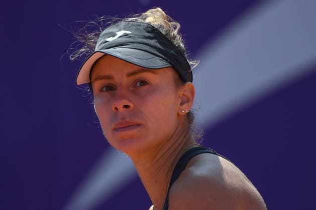 Tennis : Internationaux de Strasbourg 2023 - France - Magda Linette - Pologne Tennis : Internationaux de Strasbourg 2023 - France - 24 05 23 ChrysleneCaillaud Panoramic 