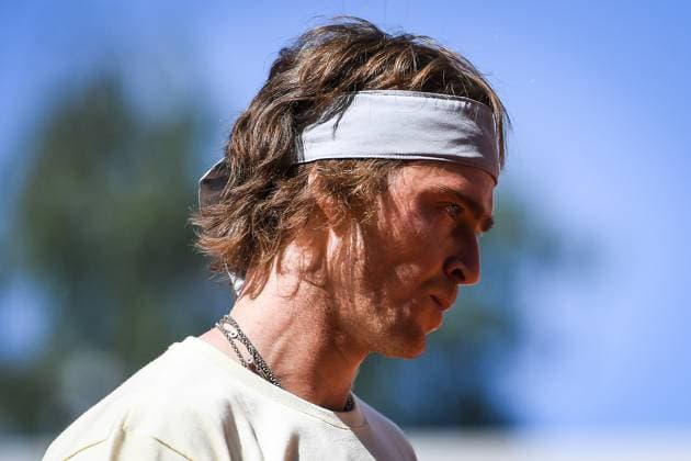 May 24, 2023, Paris, France, France: Andrey RUBLEV of Russia during a training session of Roland-Garros 2023, French Open 2023, Grand Slam tennis tournament at the Roland-Garros Stadium on May 24, 2023 in Paris, France. Paris France - ZUMAm308 20230524_zsp_m308_020 Copyright: xMatthieuxMirvillex