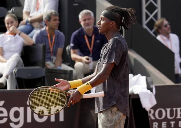 Tennis, French Open, Qualifying, Mikael Ymer freaks out