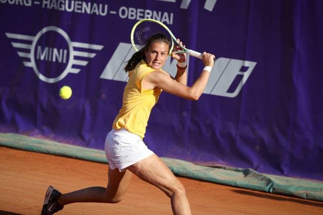 SÃ lÃ na Janicijevic (FRA) Tennis : Internationaux de Strasbourg 2023 - France - 24 05 23 ElyxandroCegarra Panoramic 