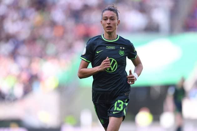 Soccer DFB Cup final women VfL Wolfsburg SC Freiburg on 18 05 2023 at RheinEnergieStadion in Cologne Felicitas Rauch Wolfsburg DFB regulations prohibit any use of photographs as image sequences and or quasi video xHDx