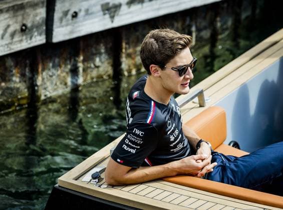 MONACO - George Russell (Mercedes) in the paddock ahead of the Monaco Grand Prix. ANP REMKO DE WAAL xVIxANPxSportx xxANPxIVx 470149065 originalFilename: 470149065.jpg