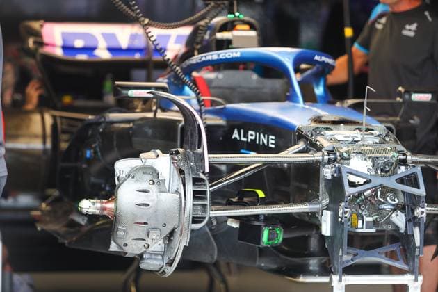 BWT Alpine F1 Team Technical detail . during FORMULA 1 GRAND PRIX DE MONACO 2023 - Montecarlo, 25-28 May 2023 Monte Carlo MONACO - ZUMAc04_ 20230525_zaf_c04_062 Copyright: xAlessioxDexMarcoox