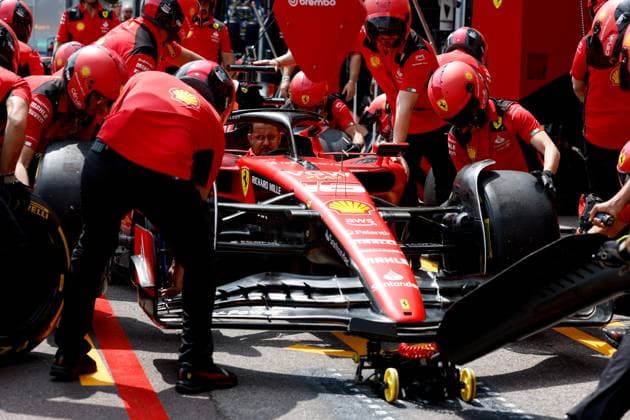 Scuderia Ferrari team, F1 Grand Prix of Monaco at Circuit de Monaco on May 25, 2023 in Monte Carlo, Monaco Photo by HOCH ZWEI Monte Carlo Monaco