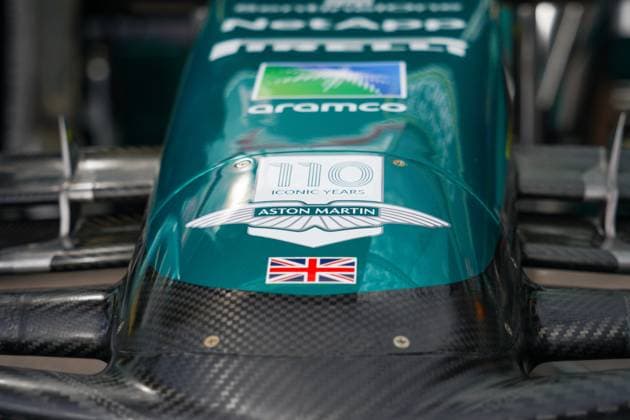 F1 Grand Prix of Monaco - Previews Aston Martin logo on the .Fernando Alonso of Spain driving the (14) Aston Martin Aramco Cognizant F1 Team AMR23 Mercedes during the Formula 1 Grand Prix De Monaco 2023 on May 25th, 2023 in Montecarlo, Monaco. Monte-Carlo Monaco Monaco  Copyright: xAlessioxMorgesex originalFilename:morgese-formula1230525_nptZB.jpg
