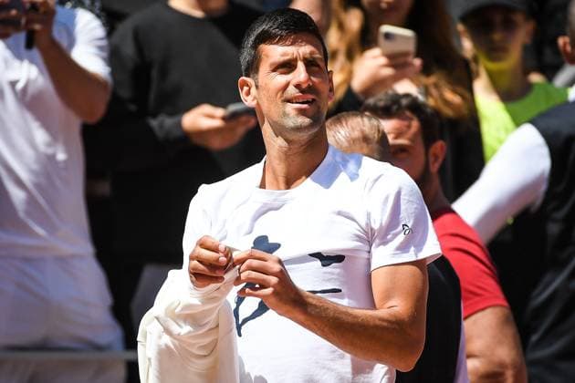 May 25, 2023, Paris, France, France: Novak DJOKOVIC of Serbia during a training session of Roland-Garros 2023, French Open 2023, Grand Slam tennis tournament at the Roland-Garros Stadium on May 25, 2023 in Paris, France. Paris France - ZUMAm308 20230525_zsp_m308_010 Copyright: xMatthieuxMirvillex