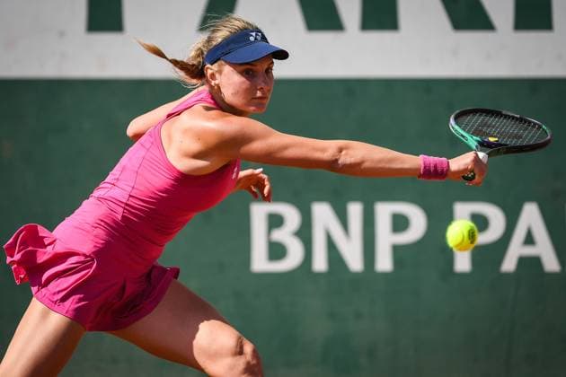 May 25, 2023, Paris, France, France: Dayana YASTREMSKA of Ukraine during the fourth qualifying day of Roland-Garros 2023, French Open 2023, Grand Slam tennis tournament at the Roland-Garros Stadium on May 25, 2023 in Paris, France. Paris France - ZUMAm308 20230525_zsp_m308_017 Copyright: xMatthieuxMirvillex