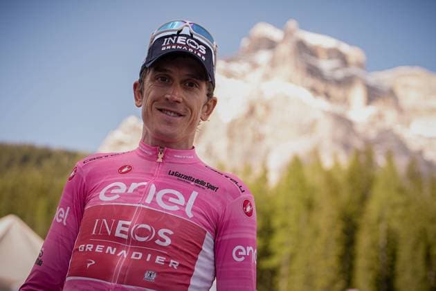 Foto Marco Alpozzi LaPresse 25 Maggio 2023 - Oderzo, Italia - - Ciclismo - Giro d™Italia 2023 - Edizione 106 - Tappa 18 - da Oderzo a Val di Zoldo Nella foto: THOMAS Geraint(GBR)INEOS GRENADIERS May 25, 2023 Oderzo, Italy - Sport - Cycling - Giro d™Italia 2023 - 106th Edition - Stage 18 - From Oderzo to Val di Zoldo In the pic: THOMAS Geraint(GBR)INEOS GRENADIERS  Copyright: xMarcoxAlpozzi LaPressex