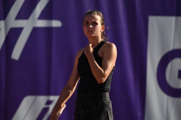 Tennis : Internationaux de Strasbourg 2023 - France - Clara Burel - France Tennis : Internationaux de Strasbourg 2023 - France - 25 05 23 ChrysleneCaillaud Panoramic 