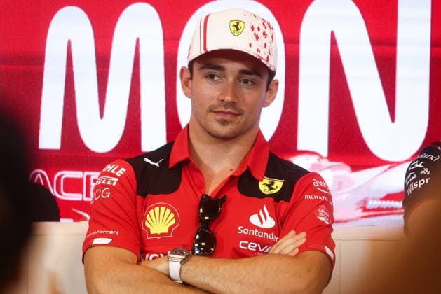 F1 Grand Prix Of Monaco Charles Leclerc of Ferrari is seen during a press conference, PK, Pressekonferenz ahead of the F1 Grand Prix of Monaco at Circuit de Monaco on May 25, 2023 in Monte-Carlo, Monaco. Monaco Monaco  Copyright: xBeataxZawrzelx originalFilename:zawrzel-f1grandp230525_npybt.jpg