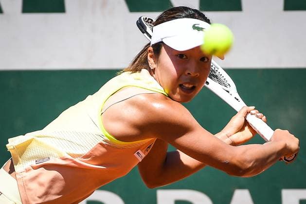 May 25, 2023, Paris, France, France: Mai HONTAMA of Japan during the fourth qualifying day of Roland-Garros 2023, French Open 2023, Grand Slam tennis tournament at the Roland-Garros Stadium on May 25, 2023 in Paris, France. Paris France - ZUMAm308 20230525_zsp_m308_025 Copyright: xMatthieuxMirvillex