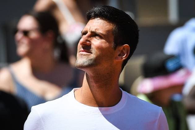 May 25, 2023, Paris, France, France: Novak DJOKOVIC of Serbia during a training session of Roland-Garros 2023, French Open 2023, Grand Slam tennis tournament at the Roland-Garros Stadium on May 25, 2023 in Paris, France. Paris France - ZUMAm308 20230525_zsp_m308_030 Copyright: xMatthieuxMirvillex