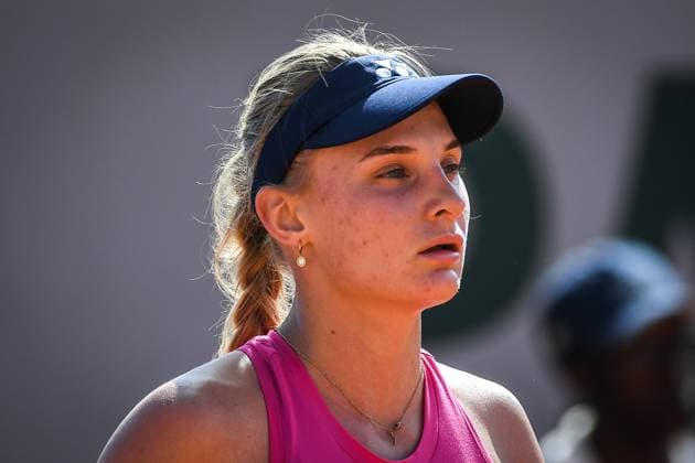 May 25, 2023, Paris, France, France: Dayana YASTREMSKA of Ukraine during the fourth qualifying day of Roland-Garros 2023, French Open 2023, Grand Slam tennis tournament at the Roland-Garros Stadium on May 25, 2023 in Paris, France. Paris France - ZUMAm308 20230525_zsp_m308_041 Copyright: xMatthieuxMirvillex