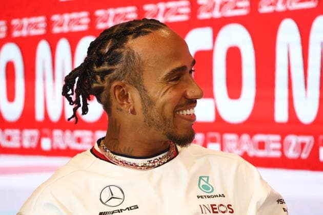 F1 Grand Prix Of Monaco Previews Lewis Hamilton of Mercedes during a press conference, PK, Pressekonferenz ahead of the Formula 1 Grand Prix of Monaco at Circuit de Monaco in Monaco on May 25, 2023. Monaco Monaco  Copyright: xJakubxPorzyckix originalFilename:porzycki-f1grandp230525_nps9J.jpg