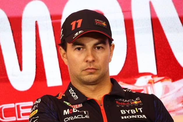 F1 Grand Prix Of Monaco Previews Sergio Perez of Red Bull Racing during a press conference, PK, Pressekonferenz ahead of the Formula 1 Grand Prix of Monaco at Circuit de Monaco in Monaco on May 25, 2023. Monaco Monaco  Copyright: xJakubxPorzyckix originalFilename:porzycki-f1grandp230525_npCfx.jpg