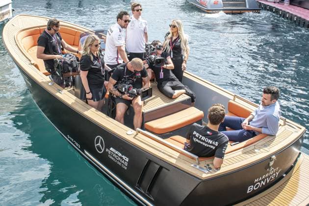 Monaco - 25-05-2023, Circuit de Monaco, George Russell at the Formula 1 Monaco Grand Prix 2023 Thursday Formula 1 Monaco Grand Prix 2023 Thursday  x21098183x Copyright: