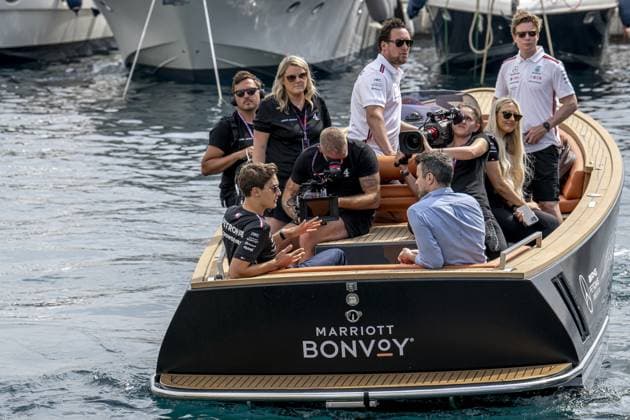 Monaco - 25-05-2023, Circuit de Monaco, George Russell at the Formula 1 Monaco Grand Prix 2023 Thursday Formula 1 Monaco Grand Prix 2023 Thursday  x21098212x Copyright: