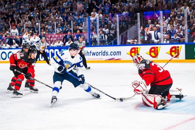 Quarterfinal match between Canada and Finland at the IIHF Ice hockey, Eishockey World Championship, WM, Weltmeisterschaft 2023 in Tampere, Finland, 25 May 2023. Photo by Petri Saarelainen All Over Press  1.04120680