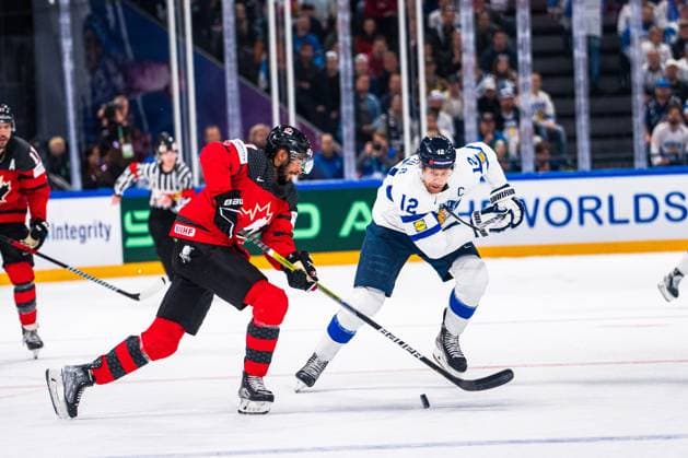 Quarterfinal match between Canada and Finland at the IIHF Ice hockey, Eishockey World Championship, WM, Weltmeisterschaft 2023 in Tampere, Finland, 25 May 2023. Photo by Petri Saarelainen All Over Press  1.04120679