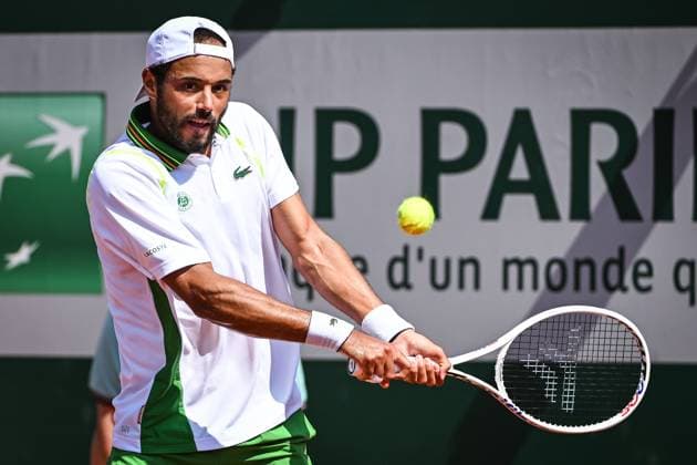 May 26, 2023, Paris, France, France: Laurent LOKOLI of France during the fifth qualifying day of Roland-Garros 2023, French Open 2023, Grand Slam tennis tournament at the Roland-Garros Stadium on May 26, 2023 in Paris, France. Paris France - ZUMAm308 20230526_zsp_m308_005 Copyright: xMatthieuxMirvillex