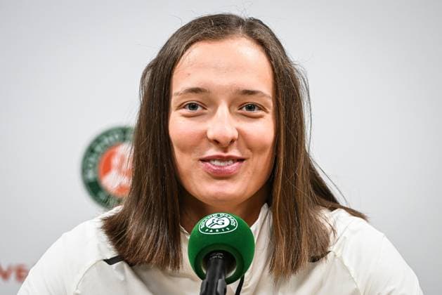 May 26, 2023, Paris, France, France: Iga SWIATEK of Poland during Roland-Garros 2023, French Open 2023, Grand Slam tennis tournament at the Roland-Garros Stadium on May 26, 2023 in Paris, France. Paris France - ZUMAm308 20230526_zsp_m308_007 Copyright: xMatthieuxMirvillex