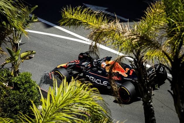 MONACO - Max Verstappen (Red Bull Racing) during the 1st free practice for the Monaco Grand Prix. ANP REMKO DE WAAL F1 Grand Prix of Monaco - Practice 2023 xVIxANPxSportx xxANPxIVx 470245221 originalFilename: 470245221.jpg