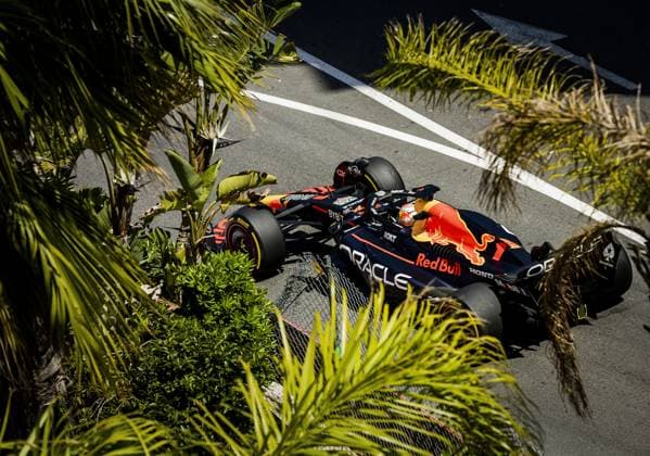 MONACO - Max Verstappen (Red Bull Racing) during the 1st free practice for the Monaco Grand Prix. ANP REMKO DE WAAL F1 Grand Prix of Monaco - Practice 2023 xVIxANPxSportx xxANPxIVx 470245315 originalFilename: 470245315.jpg