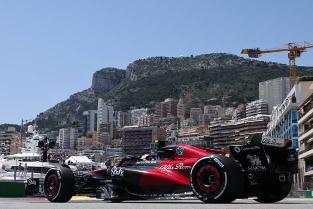 F1 Grand Prix Of Monaco Practice 1 Zhou Guanyu of Alfa Romeo during first practice ahead of the Formula 1 Grand Prix of Monaco at Circuit de Monaco in Monaco on May 26, 2023. Monaco Monaco  Copyright: xJakubxPorzyckix originalFilename:porzycki-f1grandp230526_nppmK.jpg