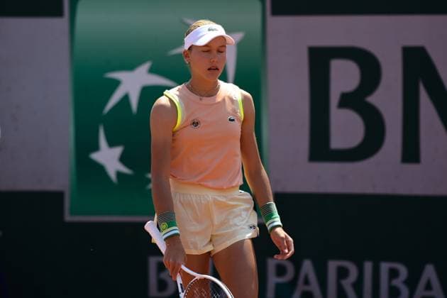 Erika Andreeva ( RUS ) - TENNIS : Roland Garros 2023 - Internationaux de France - 26 05 2023 FedericoPestellini Panoramic 