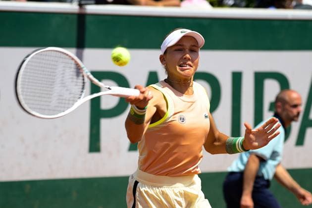 Erika Andreeva ( RUS ) - TENNIS : Roland Garros 2023 - Internationaux de France - 26 05 2023 FedericoPestellini Panoramic 